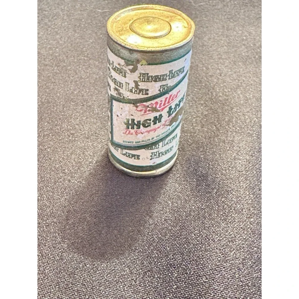 Vintage Miller High Life Beer Bottle Can Opener Miniature Retractable W Germany